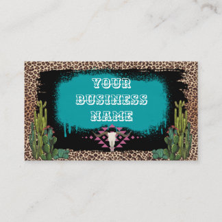 Cartão de visita Ocidental Personalizado