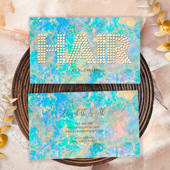 Cartão De Visita Óculos de Na moda para Ouros Dourados Óptica Elega (Front and Back)