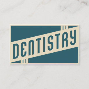 Cartão De Visita odontologia retro