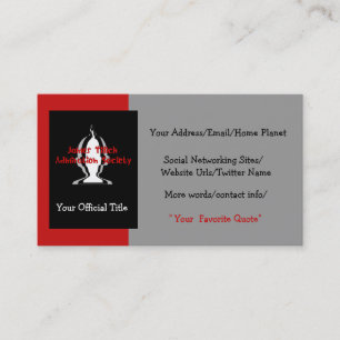 Cartão De Visita Oficialmente seu