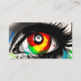 Cartão de visita oftalmologista. Imagem impression