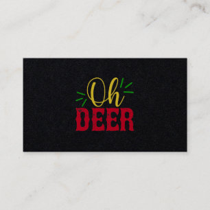 Cartão De Visita Oh Deer