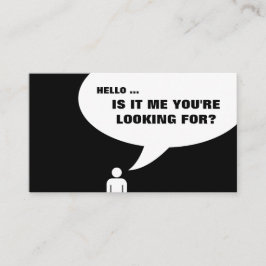 Cartão De Visita olá!, é mim que você está procurando?