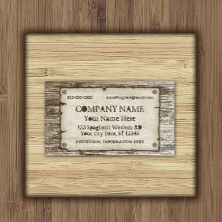 Cartão De Visita Old West Vintage Business Cards