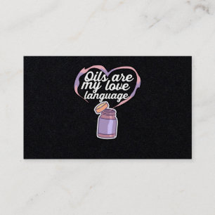 Cartão De Visita Óleos São O Meu Presente De Óleos Essenciais Da