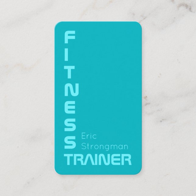 Cartão De Visita Olhar moderno do tom do duo do inclinação (Frente)