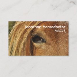 Cartão De Visita Olho de um cavalo