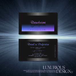 Cartão De Visita Olhos com gradiente preto azul e rosa