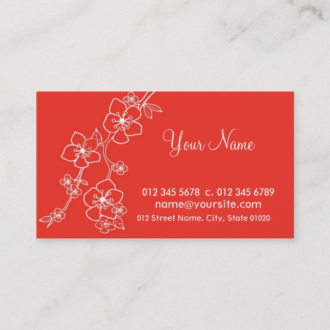 Cartão De Visita olina (Frente)