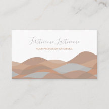 Ondas abstratas bege arenosas caligrafia