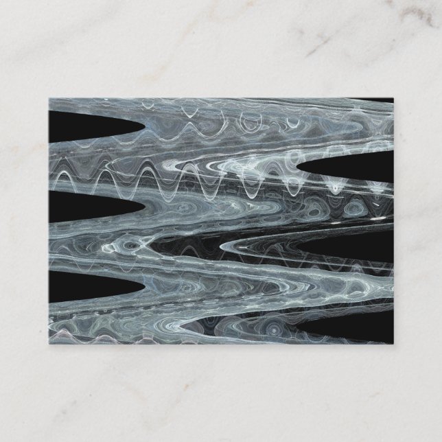 Cartão De Visita Ondas De Gelo (Frente)