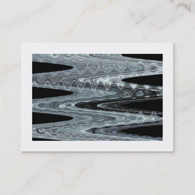 Cartão De Visita Ondas de gelo 01 (delimitadas) (Frente)