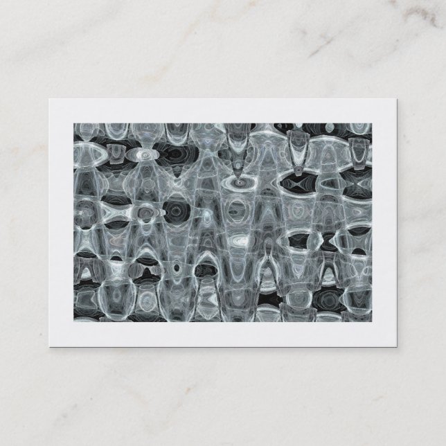 Cartão De Visita Ondas de gelo 02 (delimitadas) (Frente)