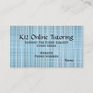 Cartão De Visita “Online Turoring” Business Card