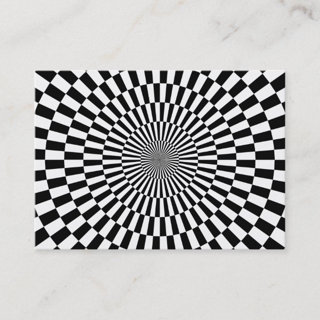 Cartão De Visita Op Art 01 (Frente)