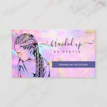 Opal Holographic Braider Stylist Braid Salon