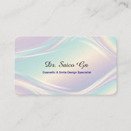 Cartão De Visita Opal Style Minimal Layout Design Template