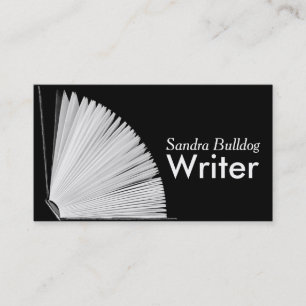 Cartão de Visita Open Book AUTORES & ESCRITORES