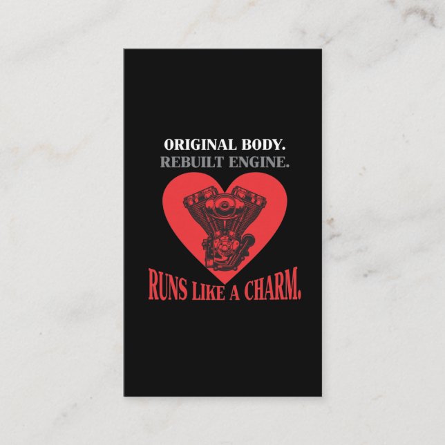 Cartão De Visita Operação Aberta De Recuperação De Cirurgia Cardíac (Frente)