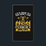 Cartão De Visita Operador de Rádio Ham Radio Hobby Funny<br><div class="desc">Rádio Ham Radio Hobby Funny. Rádio Entusiasta de Ham Radio Lover.</div>