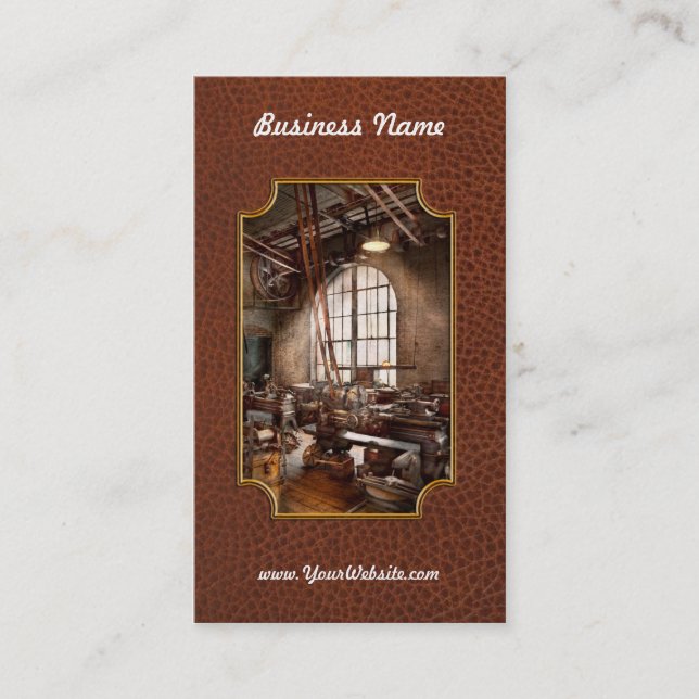 Cartão De Visita Operador - eu gosto de ferramentas grandes (Frente)