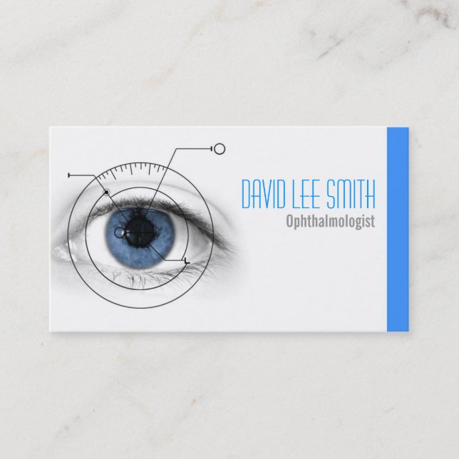 Cartão De Visita Ophthalmologist Business Card (Frente)