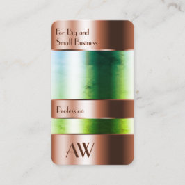 Cartão De Visita Óptica de vidro de caixa Dourada embebida em Rosa 