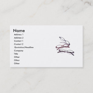 Cartão de visita óptico