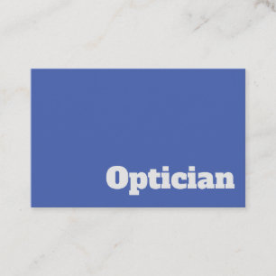 Cartão De Visita Óptico e Design Optometrista Negros e Claros