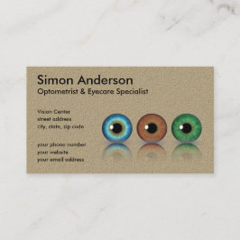 Cartão De Visita Optometria Olebolas Profissional Kraft