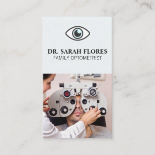 Cartão De Visita Optometrista Equipamento De Phoropter