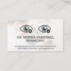 Cartão De Visita Optometrista  Horóter  Ícone de medição ocular