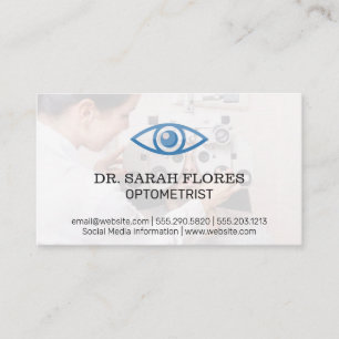 Cartão De Visita Optometrista  Horóter  Ícone Olho