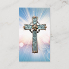 Cartão De Visita Oração de Encorajamento Cristão