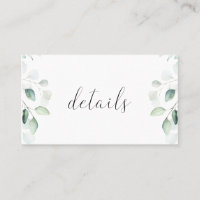 Orçamento Eucalyptus Greenery Detalhes do Casament