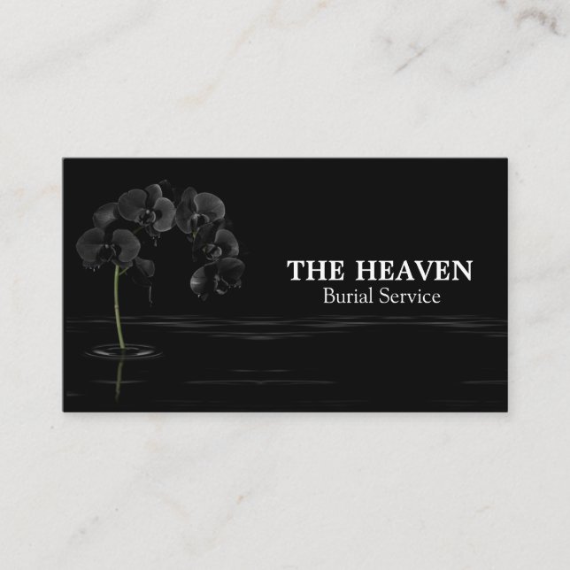 Cartão De Visita Orchid Bloom (Frente)