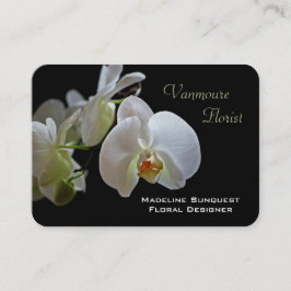Cartão De Visita Orchid Luxury Pearl Florist