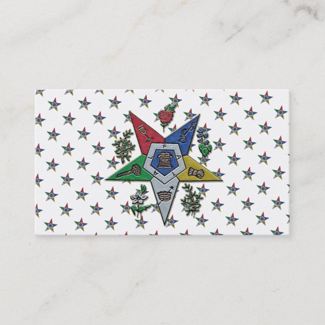 Cartão De Visita Ordem Da Estrela Oriental (Frente)