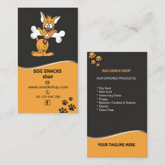 Cartão De Visita Organic & Eco-Friendly Pet Products Business Card