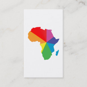 Cartão De Visita orgulho de áfrica.