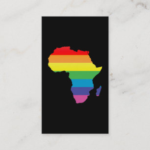Cartão De Visita orgulho de áfrica.