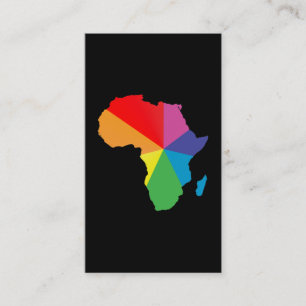 Cartão De Visita orgulho de África