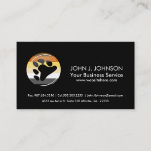 Cartão De Visita Orgulho do urso