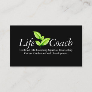 Cartão De Visita Orientação de Aconselhamento Espiritual Coach de V