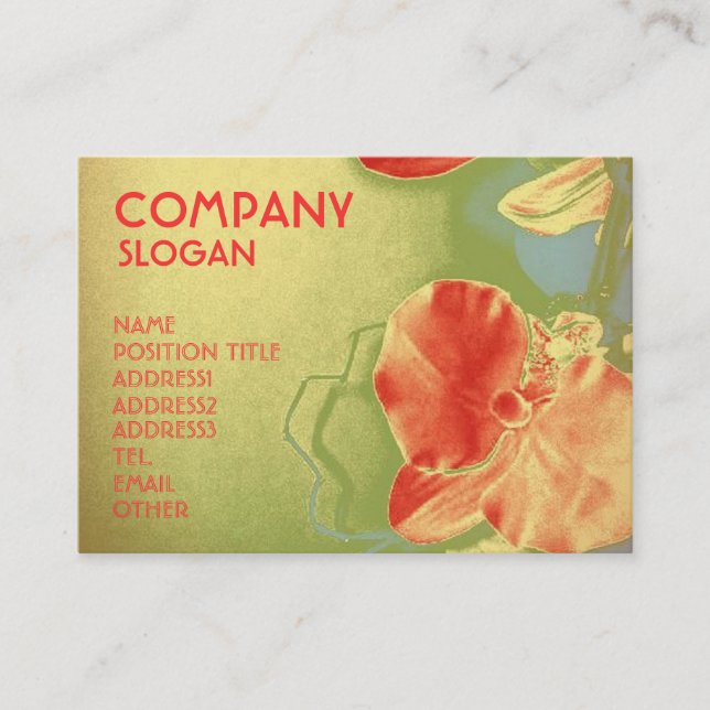 Cartão De Visita Orientorchid - personalizado (Frente)