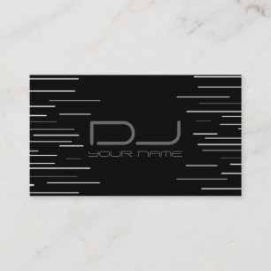 Cartão de visita original do DJ