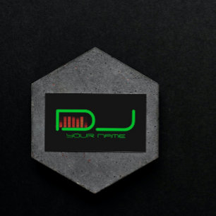 Cartão de visita original do DJ