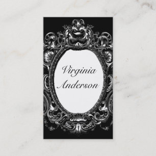 Cartão de visita ornamentado do profissional do