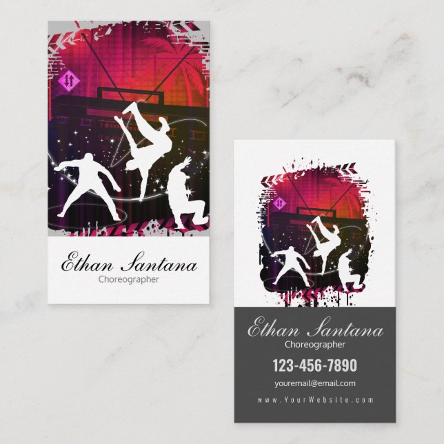 Cartão De Visita Os Breakers (Frente/Verso)