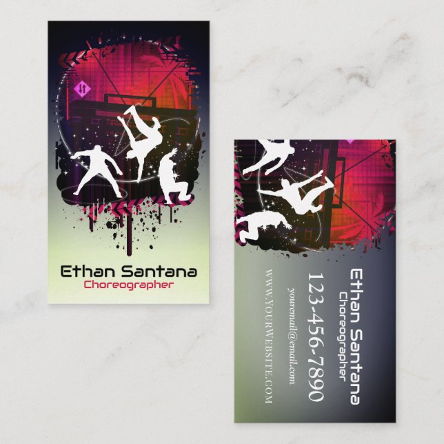 Cartão De Visita Os Breakers (Frente/Verso)